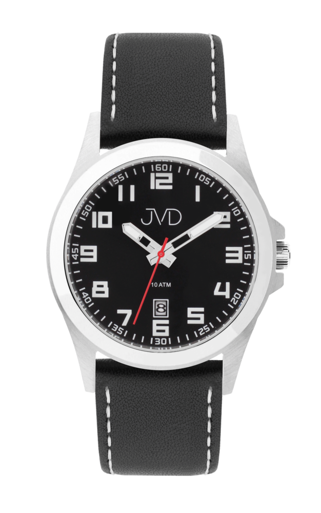 JVD Pánské vodotěsné černé náramkové hodinky JVD J1041.44