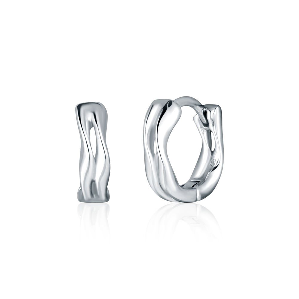 JVD Dámské stříbrné kruhové náušnice SVLE2327X610000