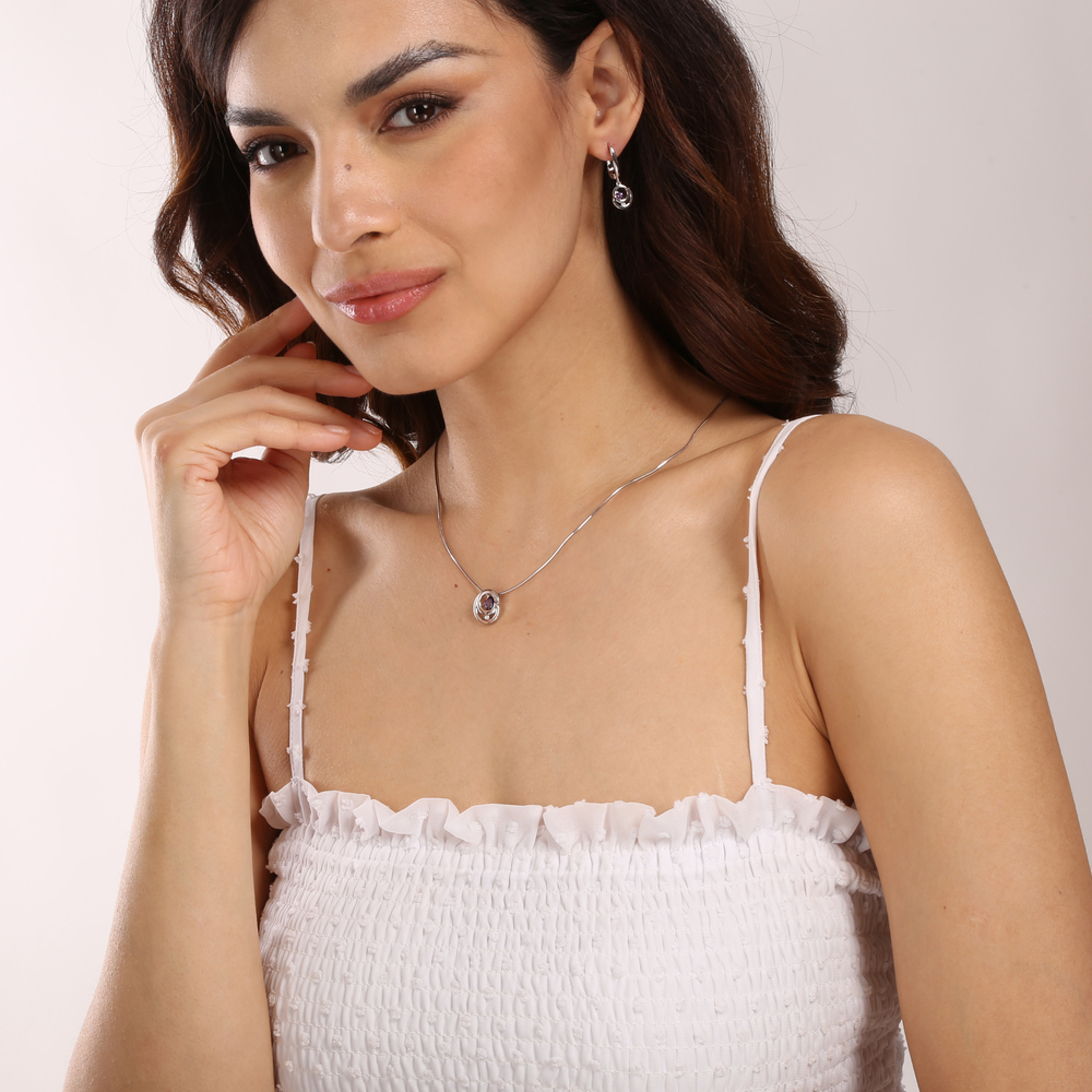 JVD Dámské briliantové stříbrné náušnice BRILIANT SVLE0506SH8F100