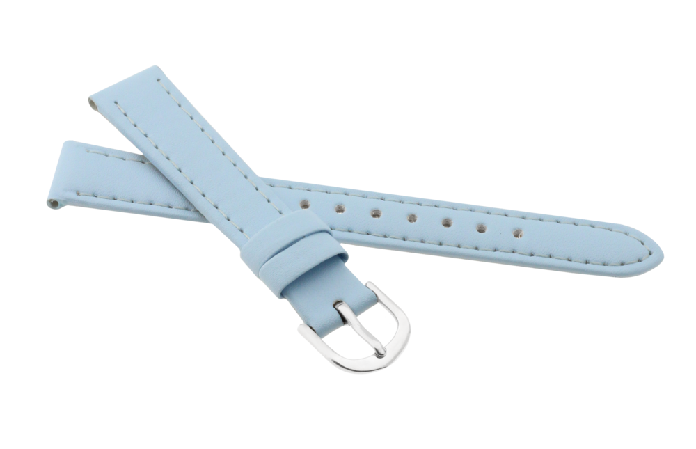 JVD Kožený modrý řemínek na hodinky kožený JVDRJ7207.4