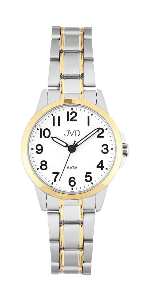 JVD Dámské ocelové bicolor české hodinky JVD J4197.2