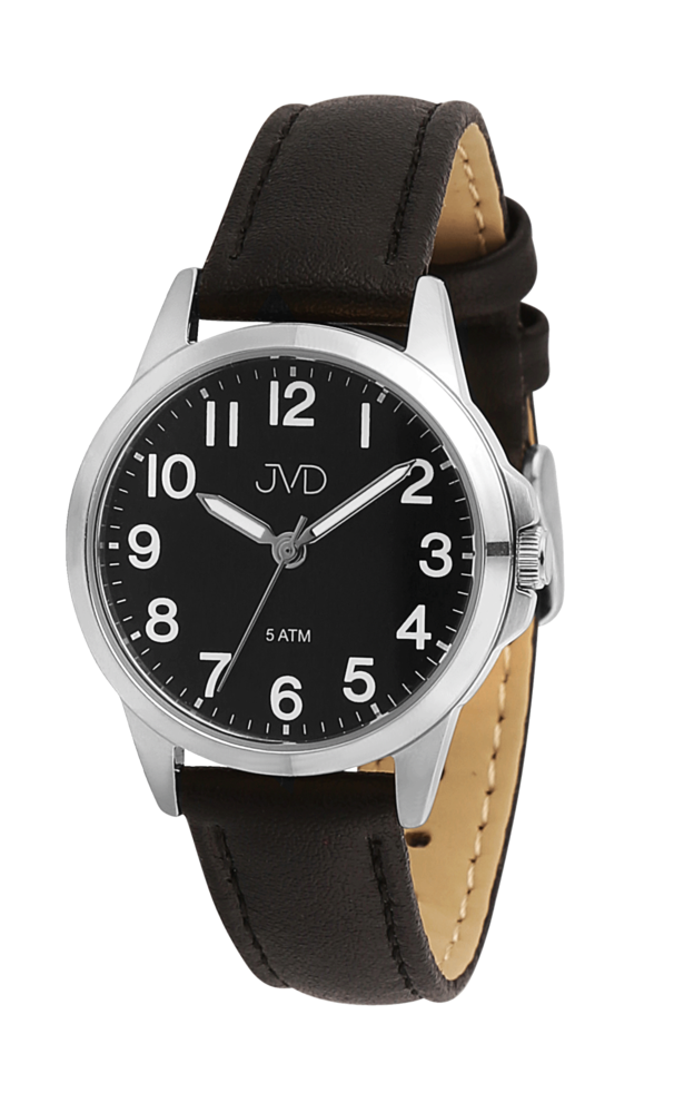 JVD Dámské černé nerezové kvalitní hodinky JVD J4197.5