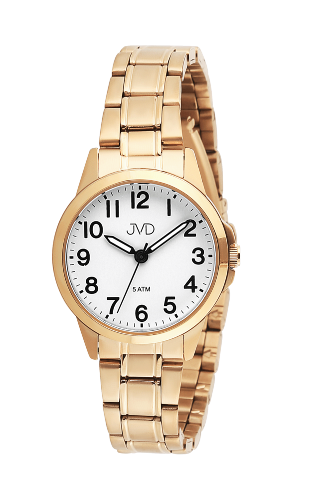 JVD Dámské ocelové zlacené kvalitní hodinky JVD J4197.3