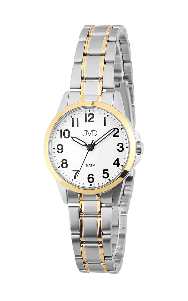 JVD Dámské ocelové bicolor české hodinky JVD J4197.2