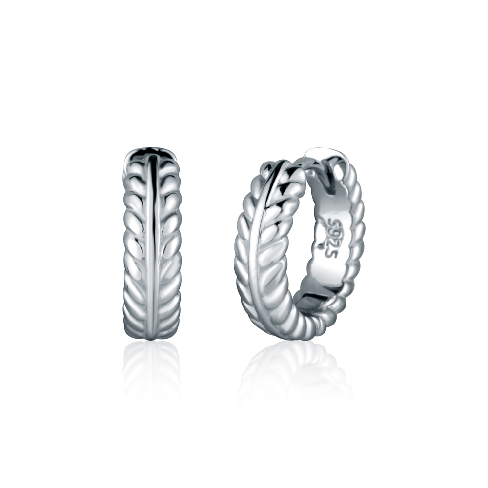  JVD Dámské kruhové stříbrné náušnice SVLE2374XH20000