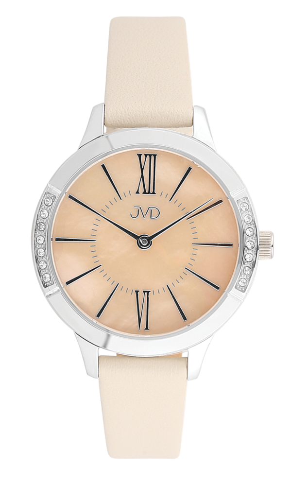 JVD Dámské šperkové ocelové náramkové hodinky JVD J4199.2 se zirkony