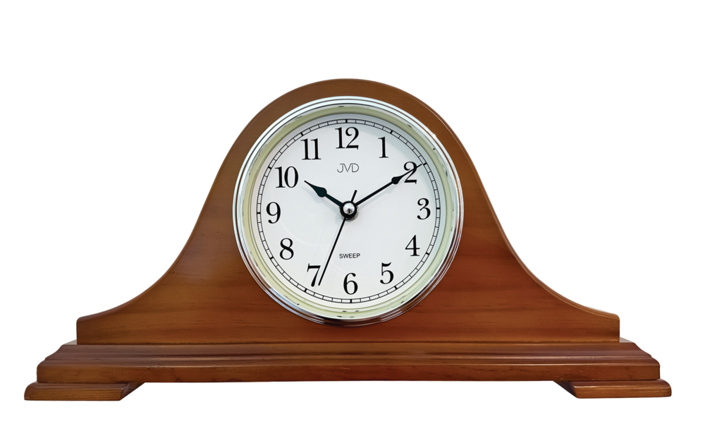 JVD Netikající retro tiché dřevěné stolní hodiny JVD HS3290/11