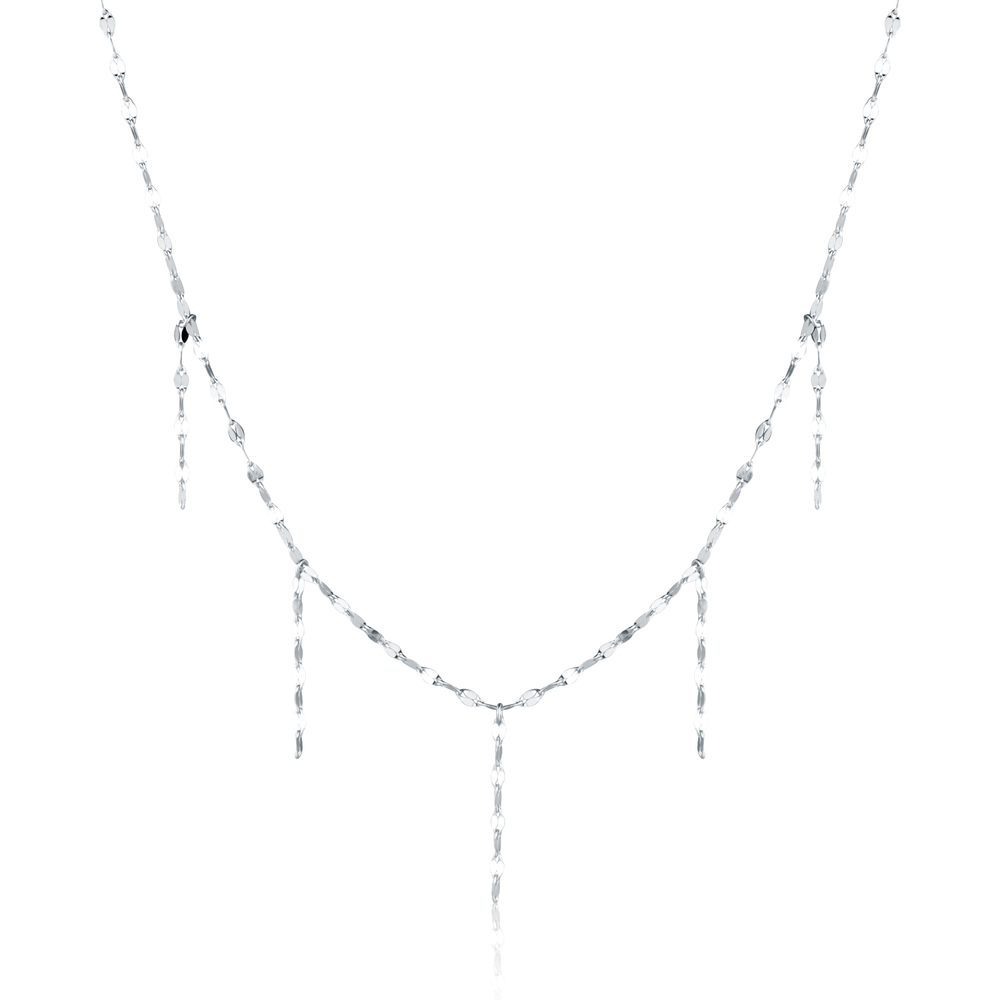  JVD Dámský stříbrný náhrdelník SVLN0525XK40045