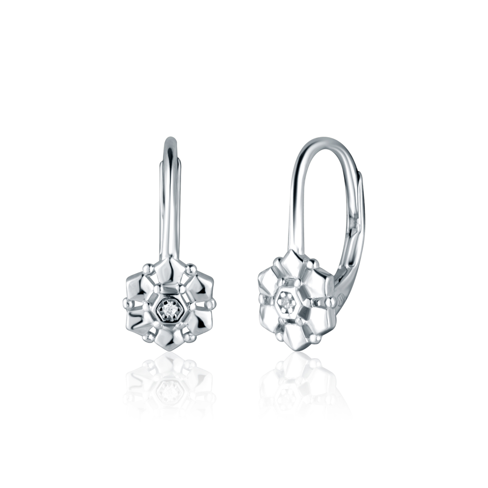 JVD Dámské klasické stříbrné náušnice se zirkony SVLE2459XK3BI00