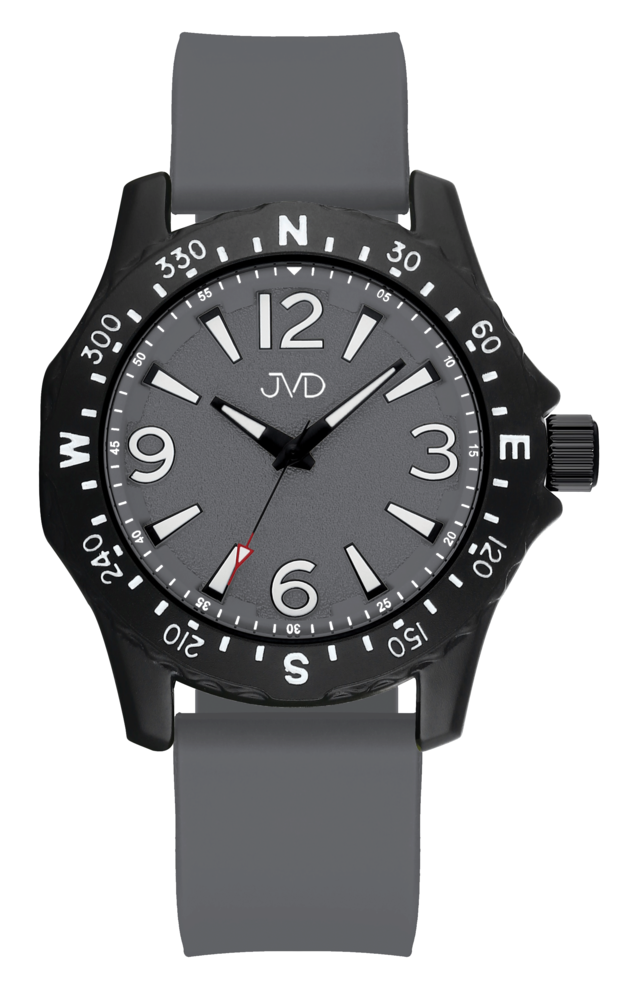 JVD Dětské chlapecké šedé sportovní hodinky JVD JZ8004.5 5ATM