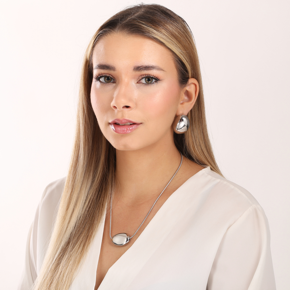  JVD Dámský ocelový náhrdelník SSSN0090X200050