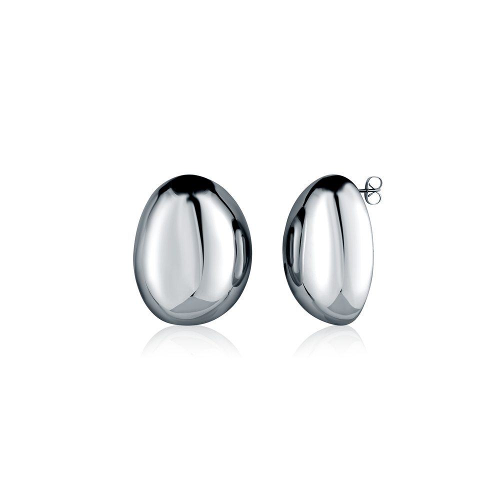  JVD Dámské ocelové peckové náušnice kapky na puzetku SSSE0156X200000