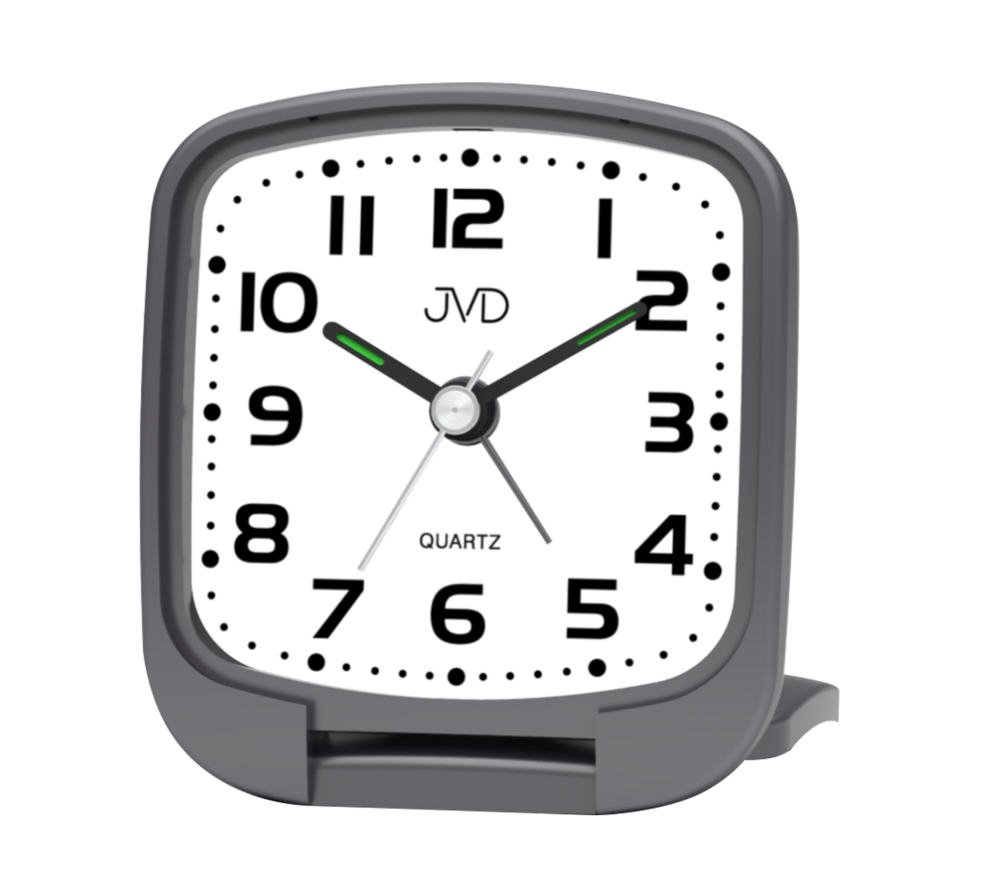 JVD Kapesní svítící černý budík JVD SR808.3 na cesty