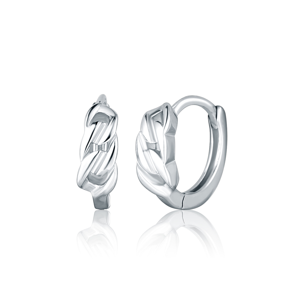  JVD Dámské kruhové stříbrné náušnice SVLE2613X860000