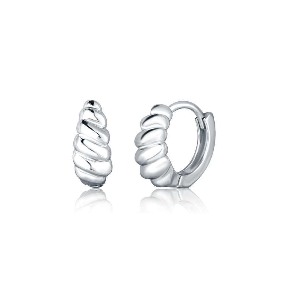  JVD Dámské kruhové stříbrné náušnice SVLE2592X860000