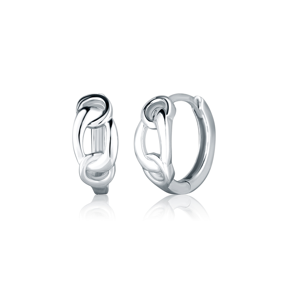  JVD Dámské kruhové stříbrné náušnice SVLE2605X860000