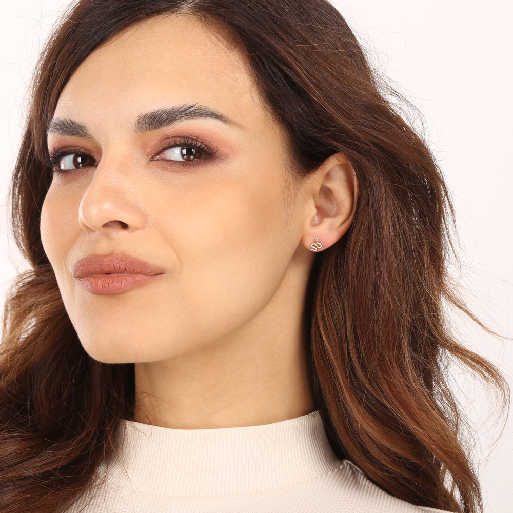  JVD Dámské peckové zlaté náušnice na šroubek ryz. 585/1000 ZE0654XJ71-2200