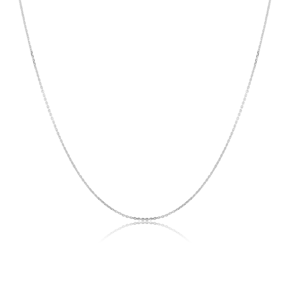 JVD Dámský přívěskový zlatý řetízek z bílého zlata ryz. 585/1000 ZC0018XJ90-9150