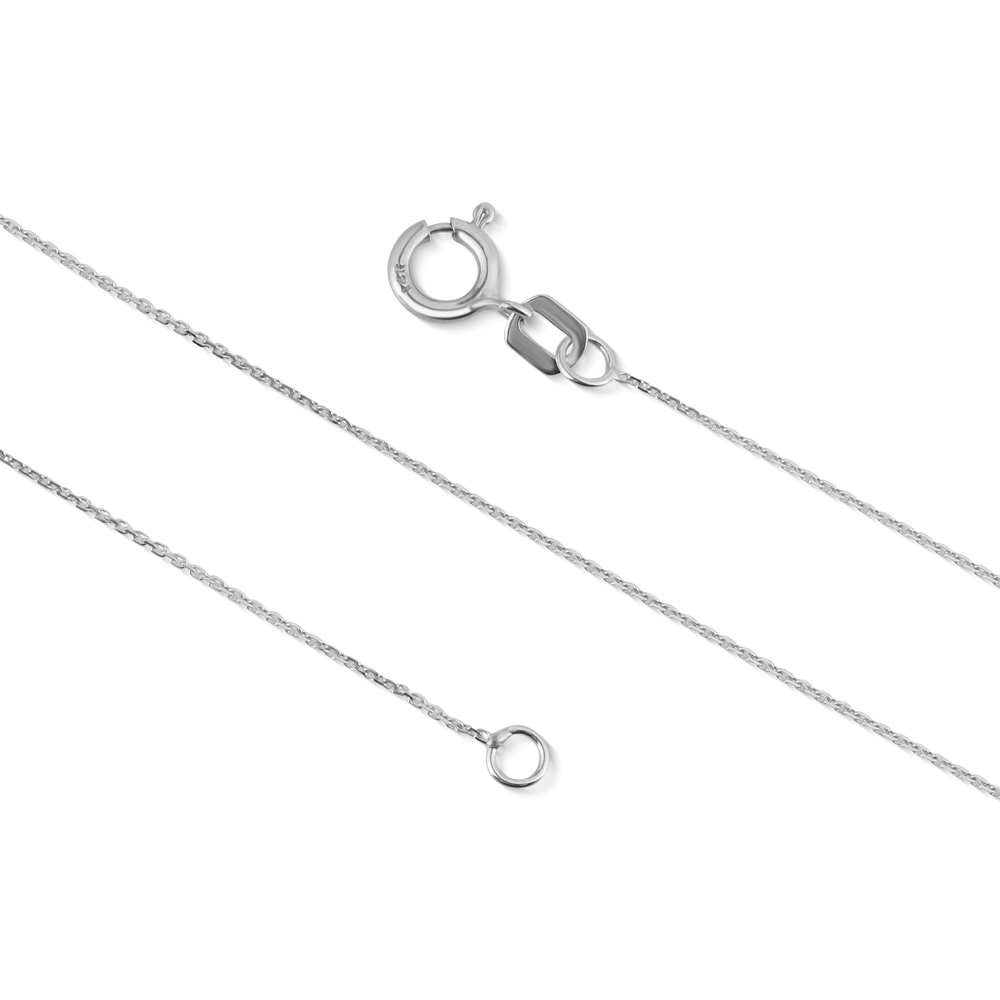 JVD Dámský přívěskový zlatý řetízek z bílého zlata ryz. 585/1000 ZC0018XJ90-9150