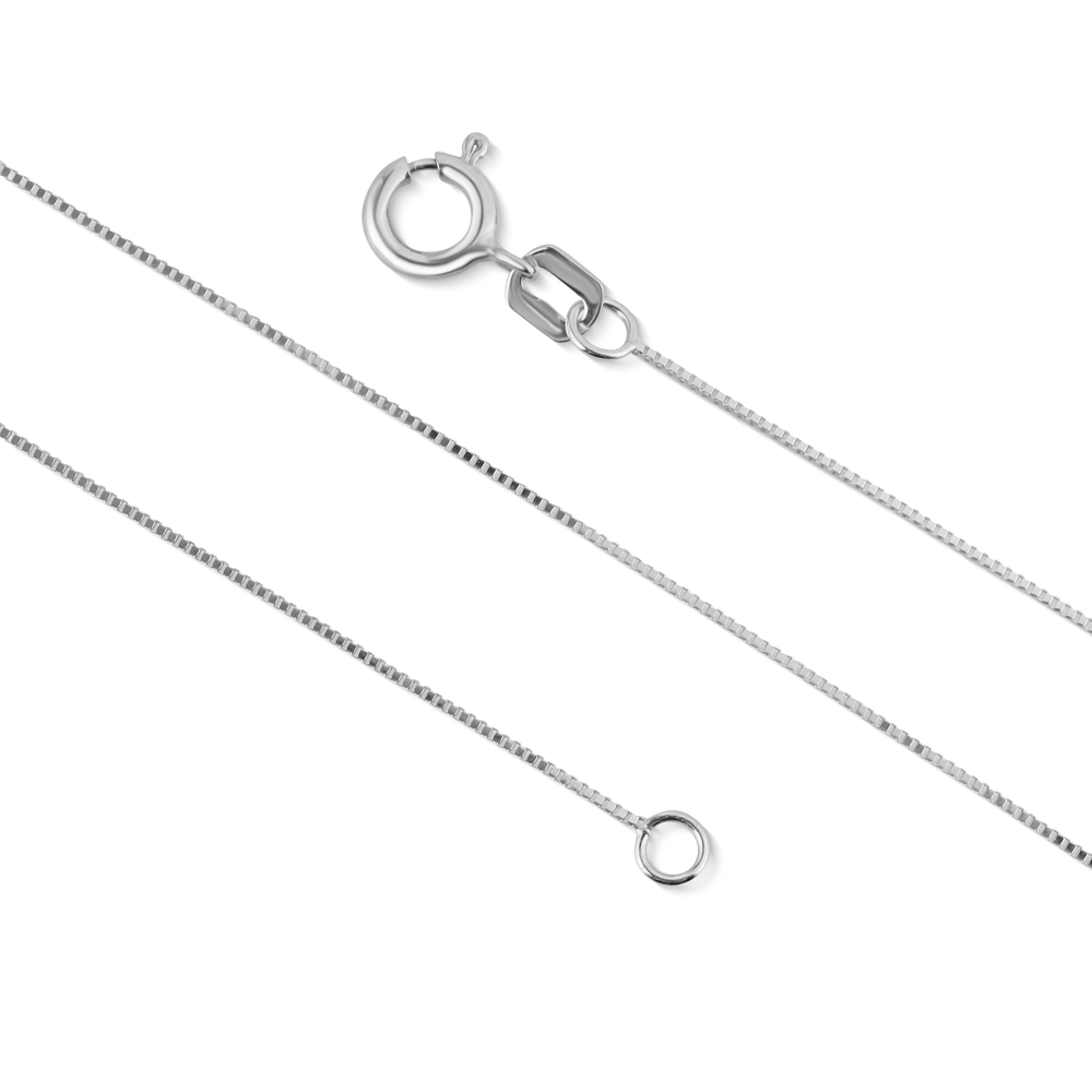 JVD Dámský přívěskový zlatý řetízek z bílého zlata ryz. 585/1000 ZC0042XJ90-9150