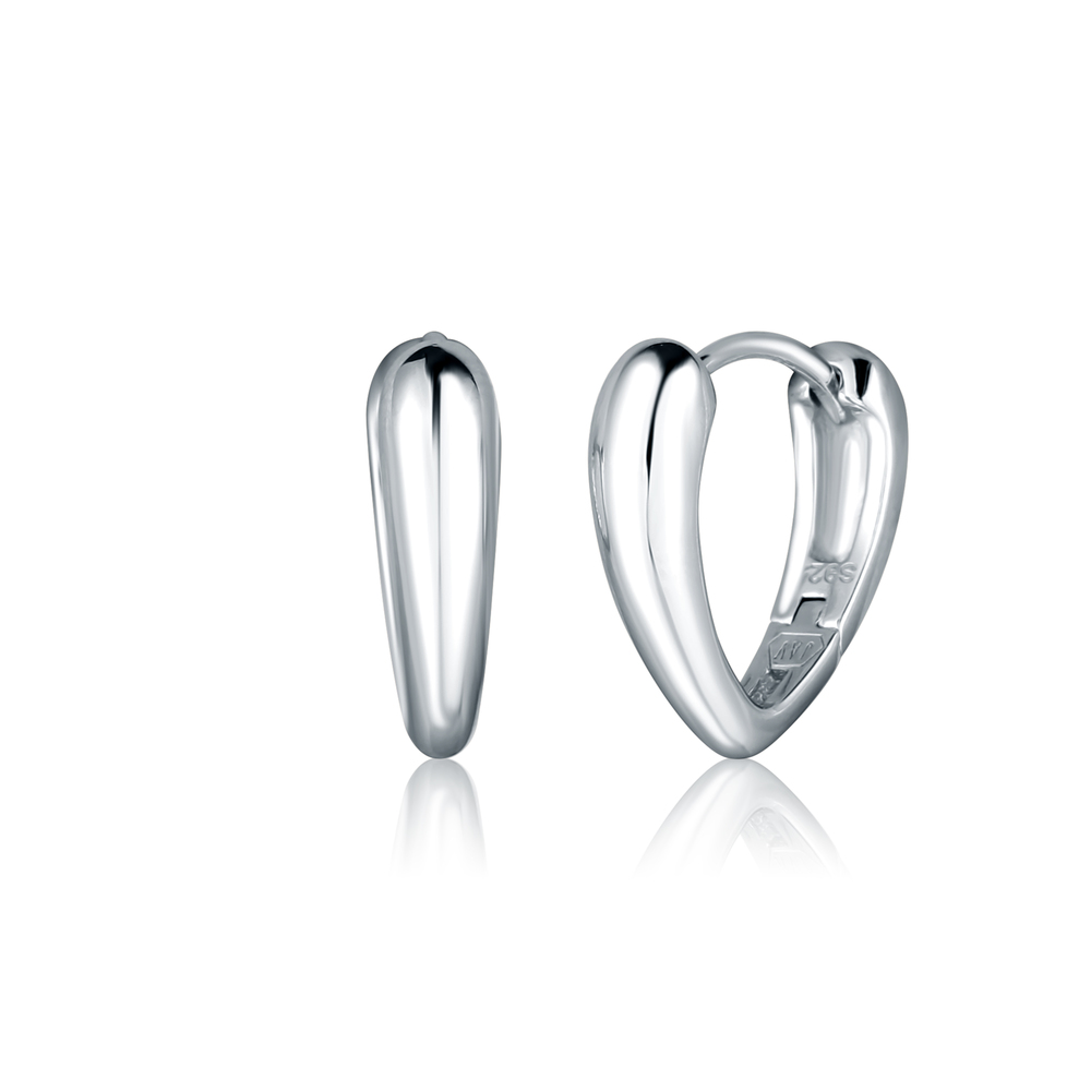 JVD Dámské kruhové stříbrné náušnice SVLE2683X860000