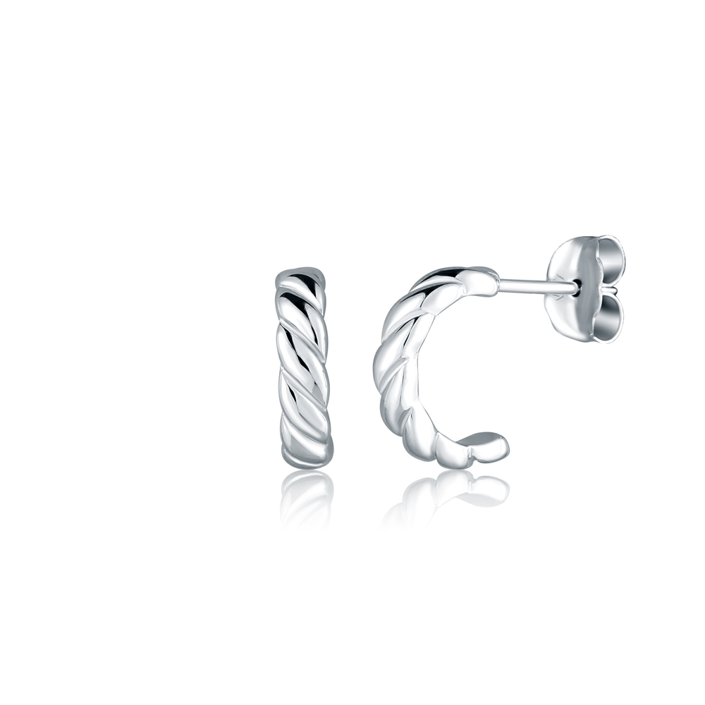 JVD Dámské stříbrné peckové náušnice na puzetku SVLE2724X860000