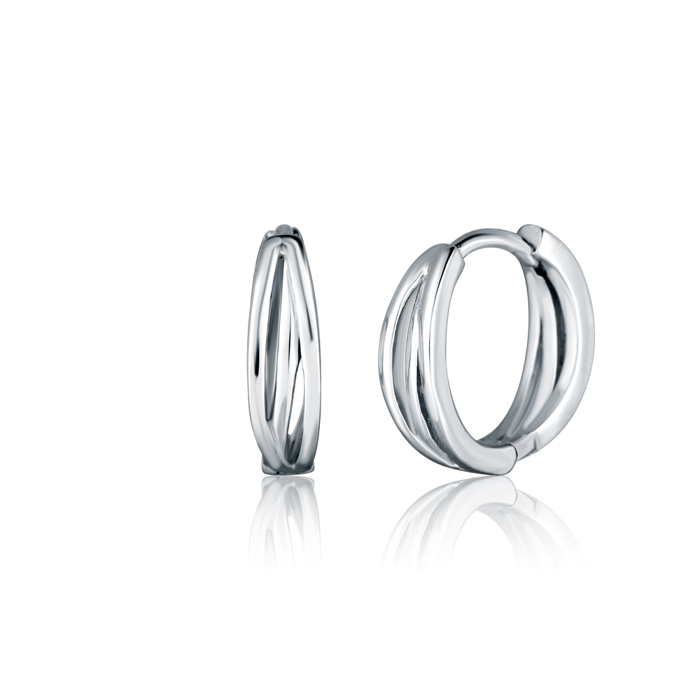  JVD Dámské stříbrné kruhové náušnice SVLE2789X860000