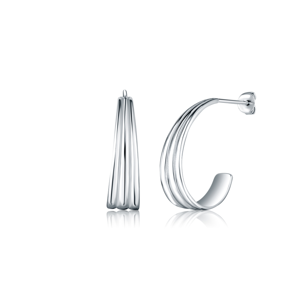 JVD Dámské stříbrné peckové náušnice na puzetku SVLE3031X610000