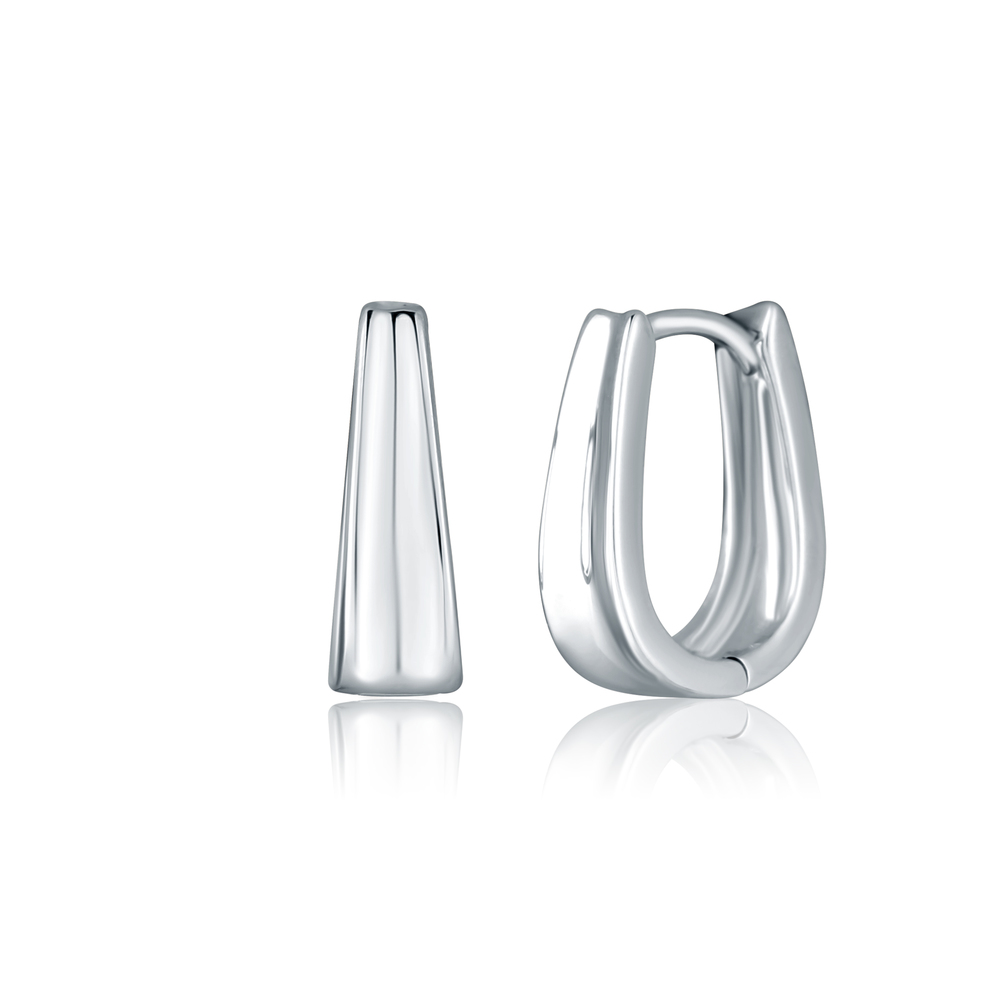 JVD Dámské kruhové stříbrné náušnice SVLE3011X610000