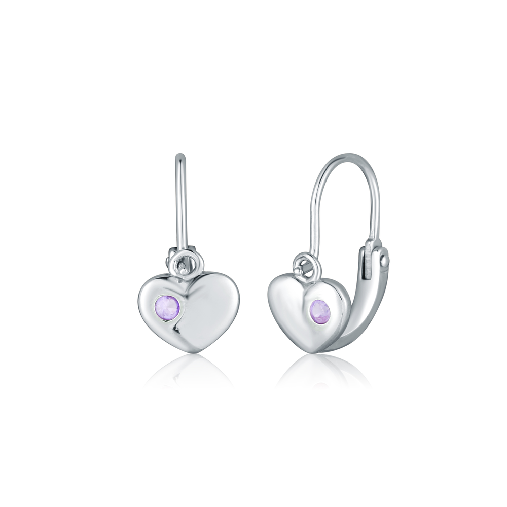 JVD Dětské stříbrné náušnice se zirkony SVLE3058XF6F100