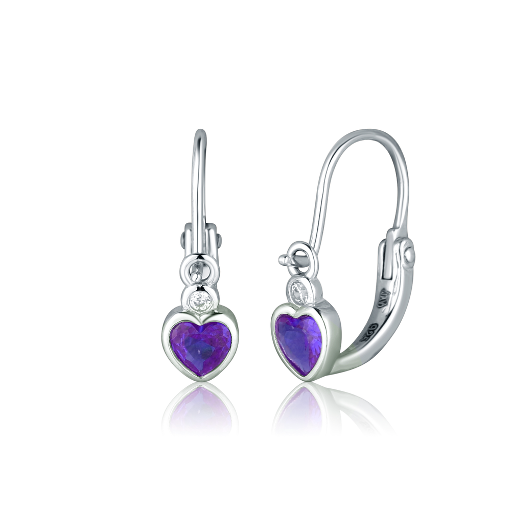  JVD Dětské stříbrné náušnice se zirkony SVLE3062XF6F100