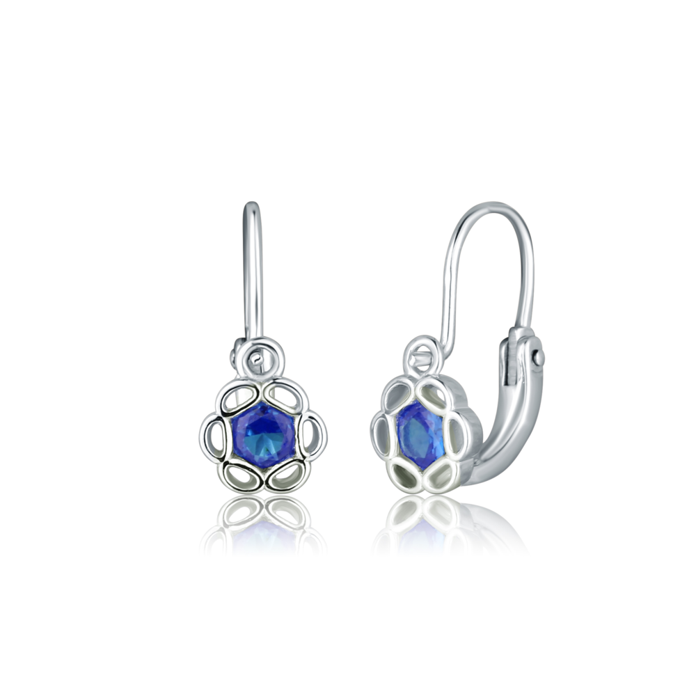  JVD Dětské stříbrné náušnice se zirkony SVLE3061XF6MO00