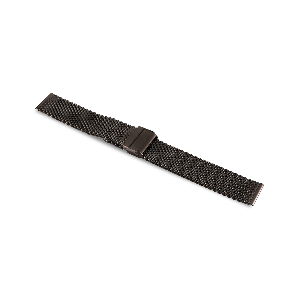 JVD Dámský kovový černý řemínek na hodinky Kovový tah -  Milánský KT MILANBL/22