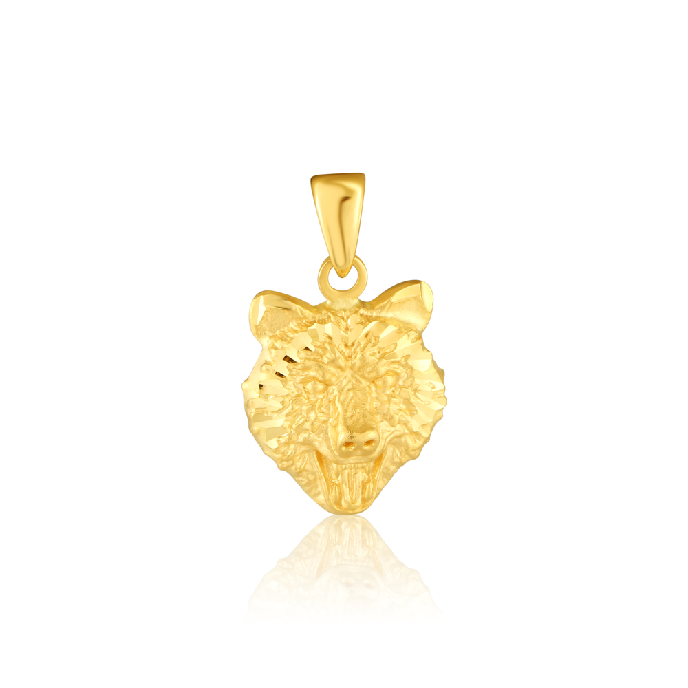  JVD Dámský zlatý přívěsek ryz. 585/1000 PES ZP0386XJ81-5700