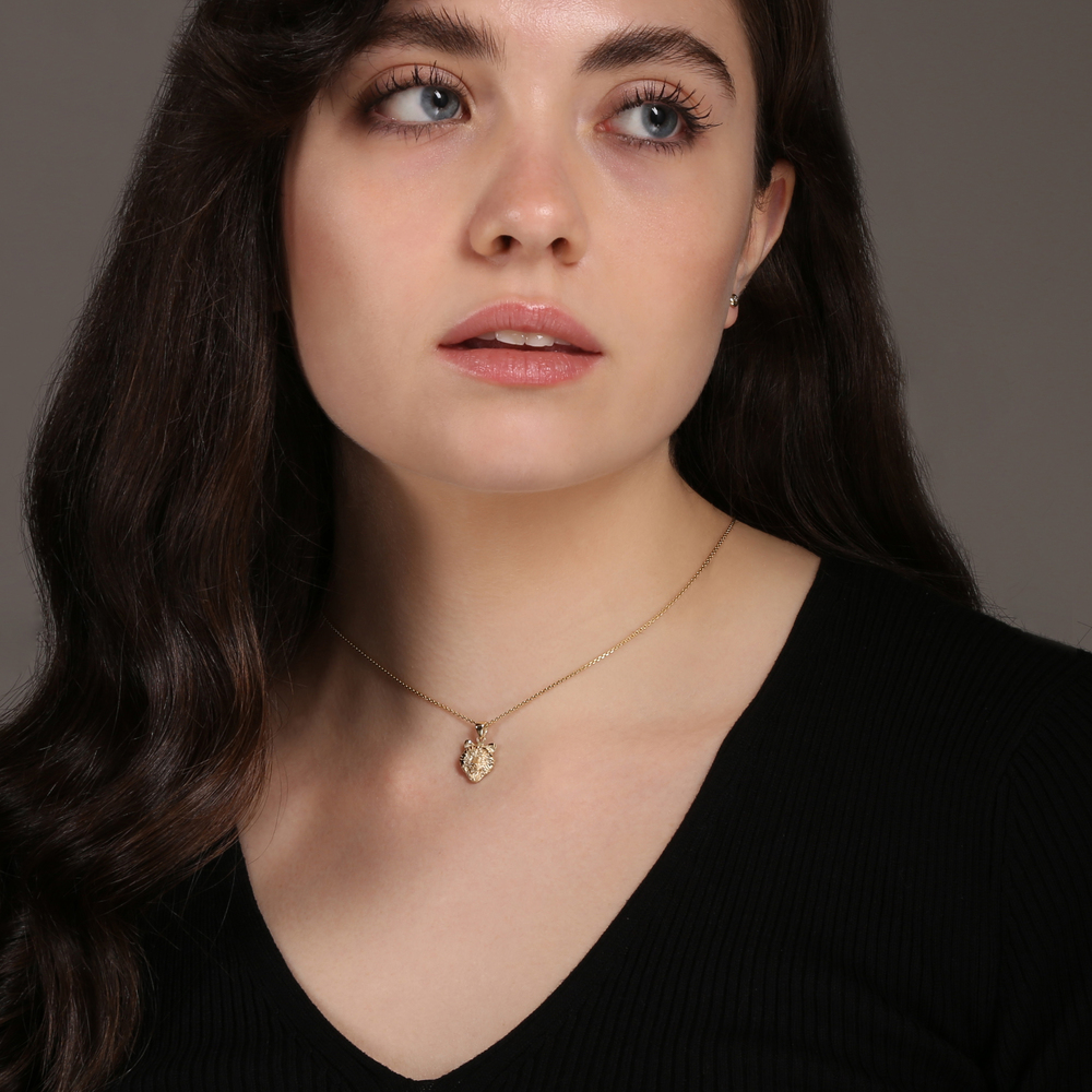  JVD Dámský zlatý přívěsek ryz. 585/1000 PES ZP0386XJ81-5700