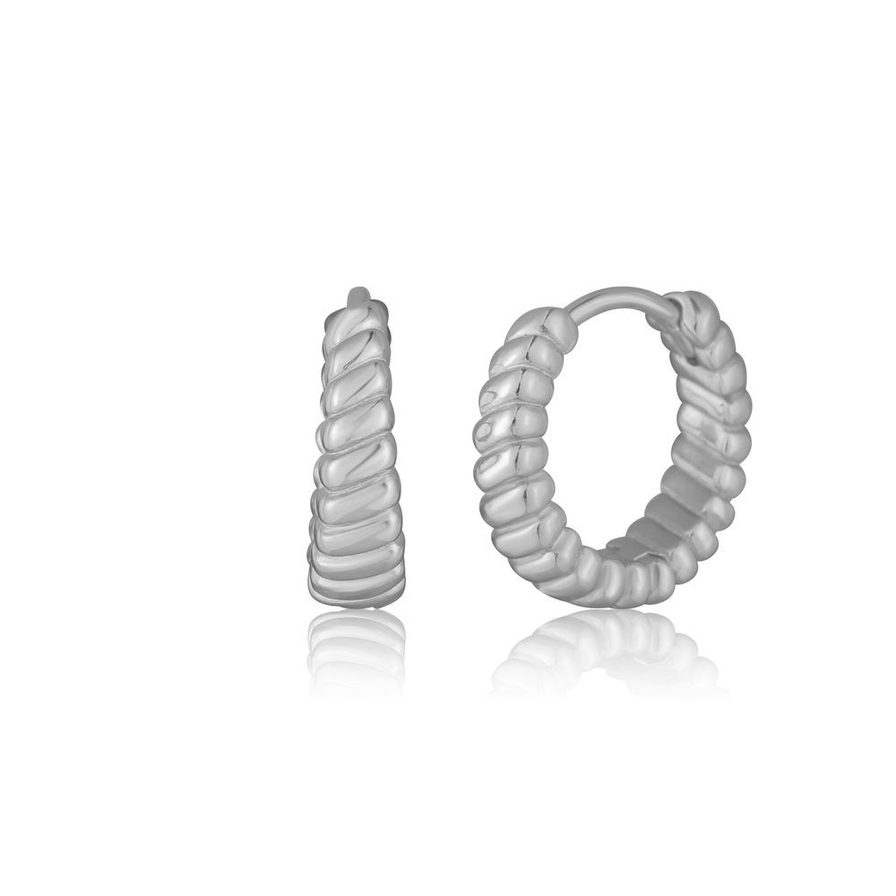  JVD Dámské stříbrné kruhové náušnice SVLE3122XH200SR