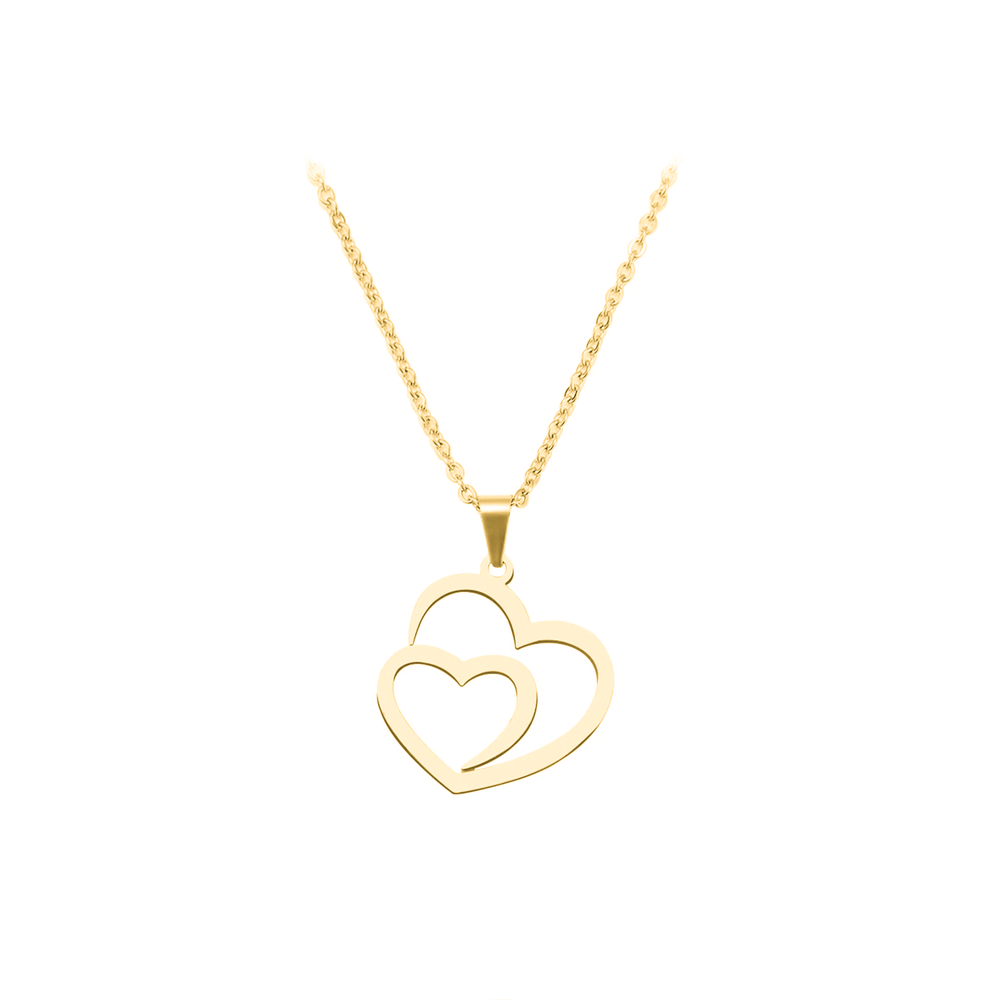  JVD Dámský stříbrný pozlacený přívěsek srdce SVLP0560XH2GO00
