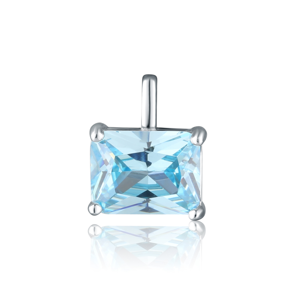  JVD Dámský stříbrný přívěsek s blue topazem SVLP0829SH2M300
