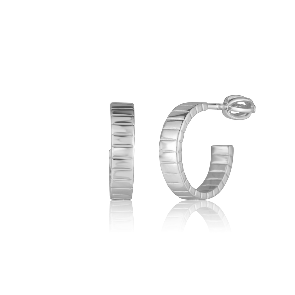  JVD Dámské peckové stříbrné náušnice na šroubek SVLE3145XH200SR