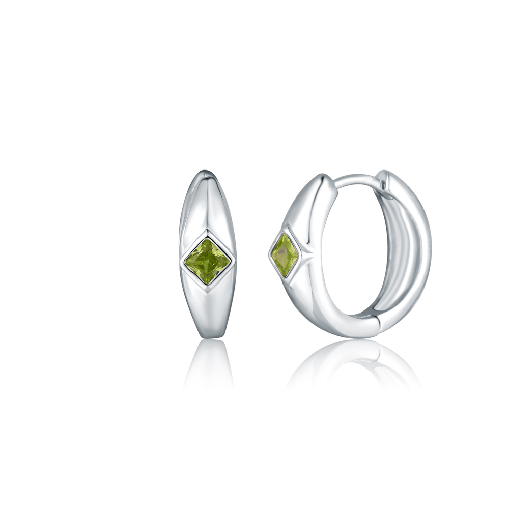  JVD Dámské stříbrné kruhové náušnice se zirkony SVLE0849SH2Z300