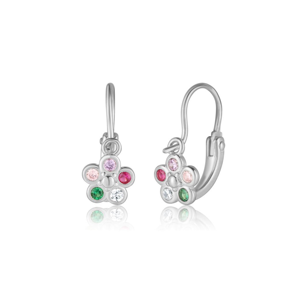 JVD Dětské stříbrné náušnice se zirkony SVLE3170XF6BA00