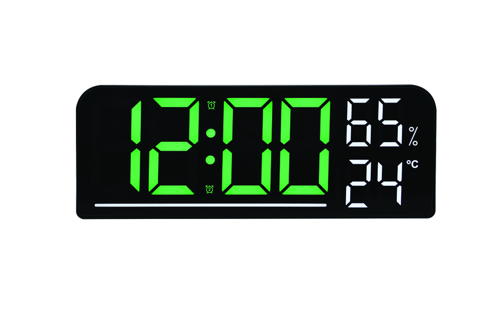 JVD Digitální černý do sítě s bílými a zelenými číslicemi JVD SB8027.2