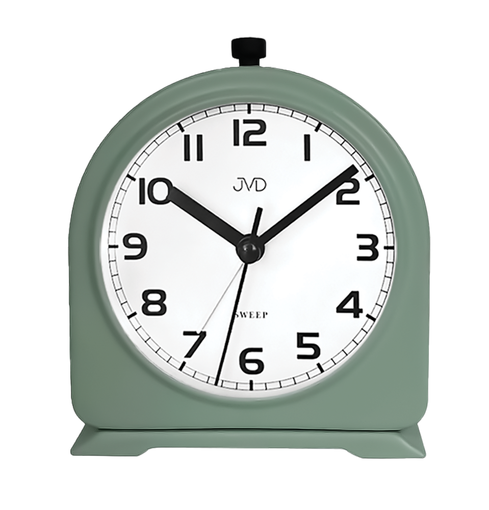 JVD Ručkový netikající kovový budík JVD SRP2221.2