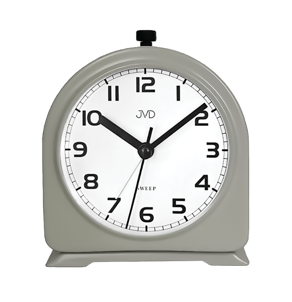 JVD Ručkový netikající kovový budík JVD SRP2221.3