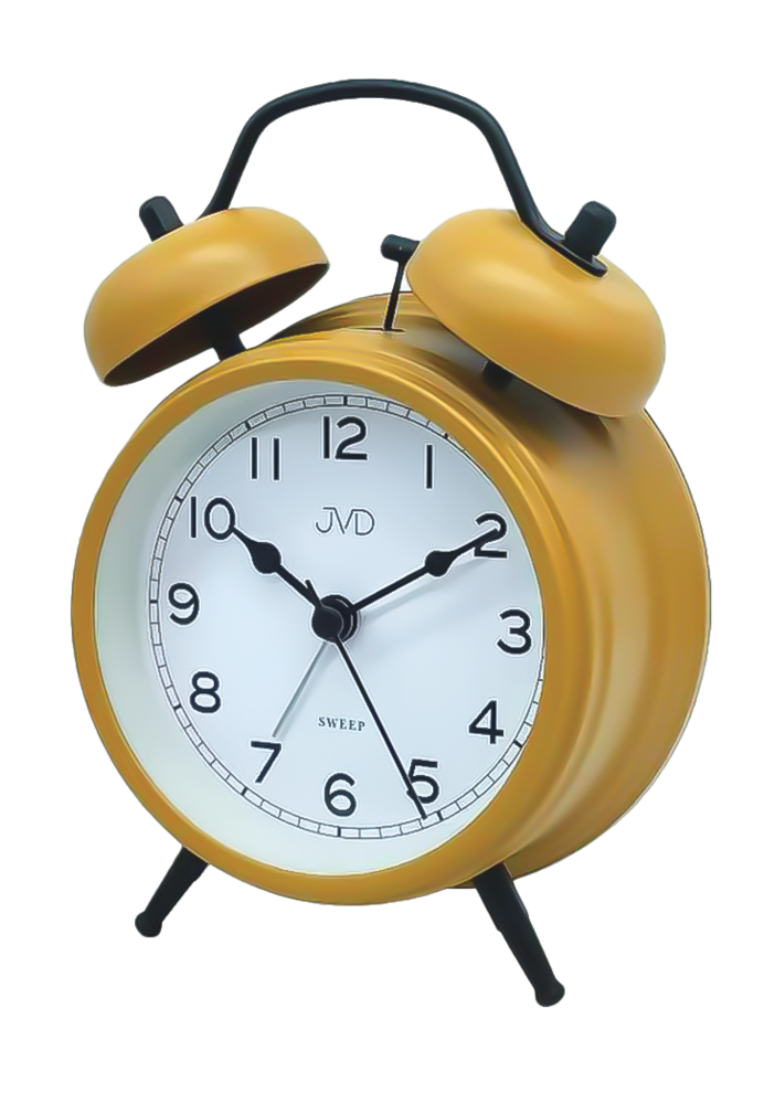 JVD Ručkový netikající budík JVD SRP2219.2 s mechanickým zvoněním