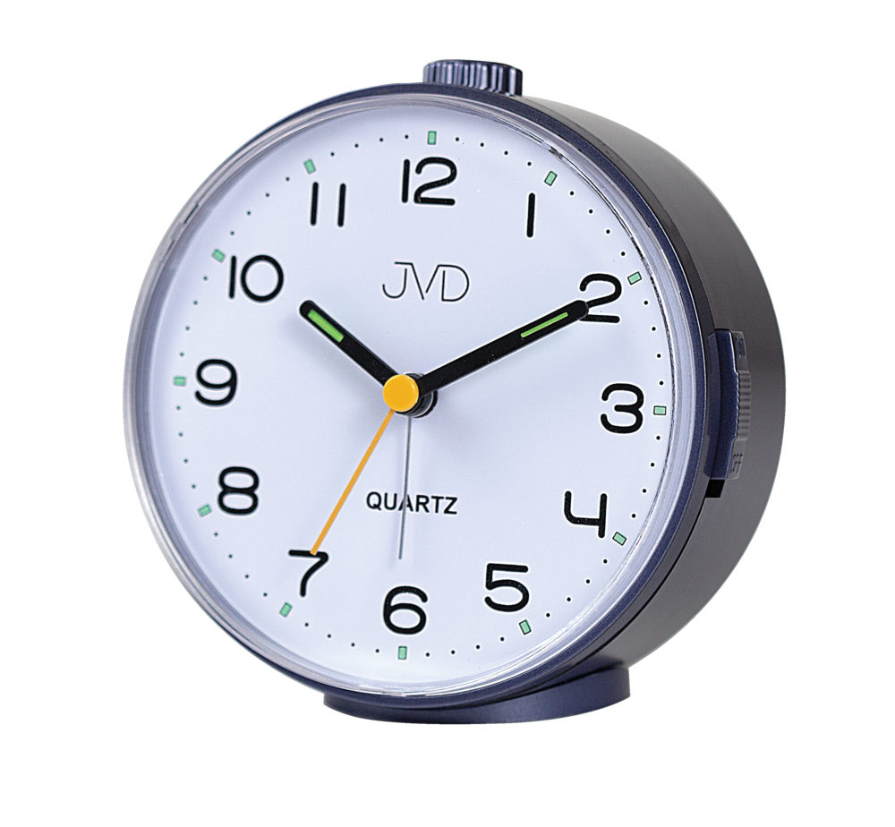 JVD Analogový modrý ručkový budík JVD SRP1050.1