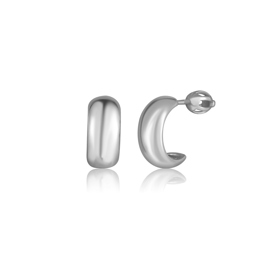  JVD Dámské peckové stříbrné náušnice na šroubek SVLE3298XF300SR