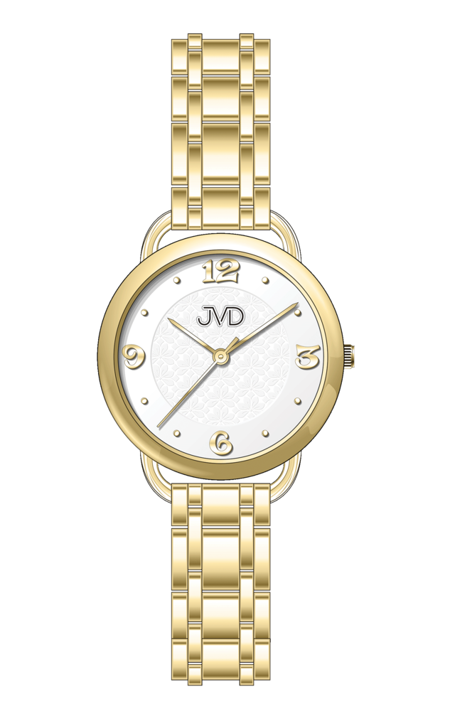 JVD Dámské pozlacené ocelové náramkové hodinky JVD J4201.2