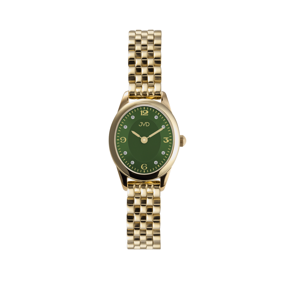 JVD Náramkové dámské zlacené designové hodinky JVD JZ213.3