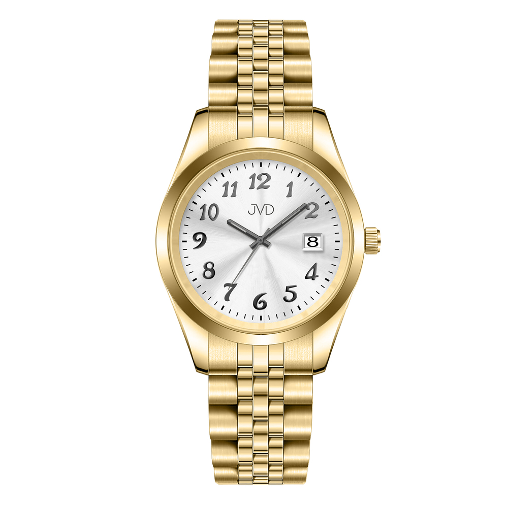 JVD Dámské zlacené módní designové náramkové hodinky JVD JZ216.2